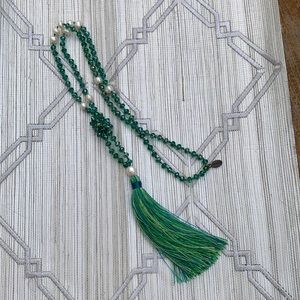 Zacasha Crystal and Freshwater Pearl Necklace